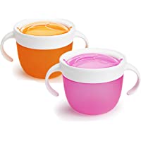 Los mejores  - Munchkin recipiente de Snack- naranja- rosa- pack de 2